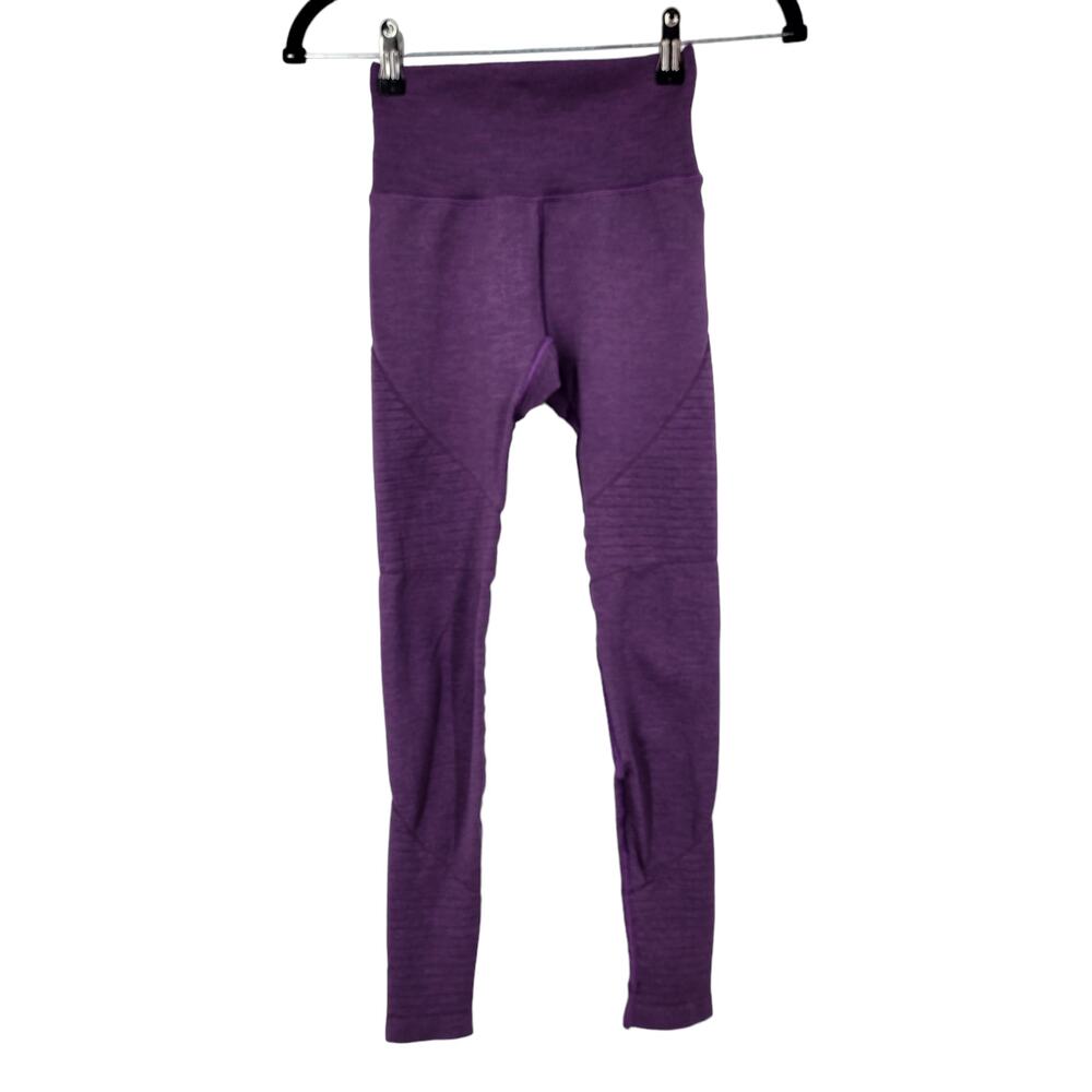 Alphalete Women's Purple High Rise Seamless Purple Leggings Size Small